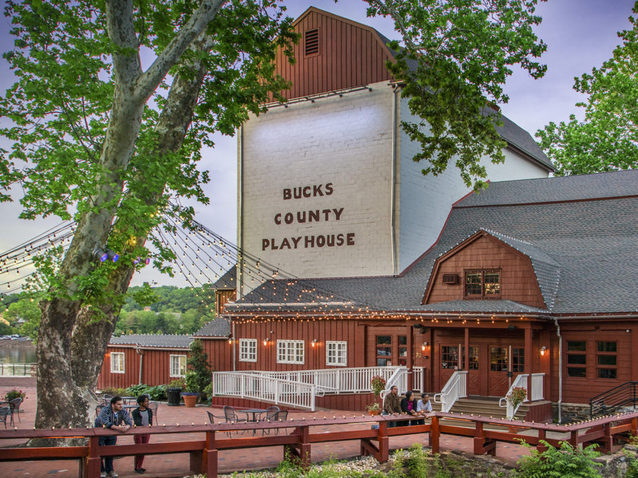 The Bucks County Playhouse in all it's summer glory