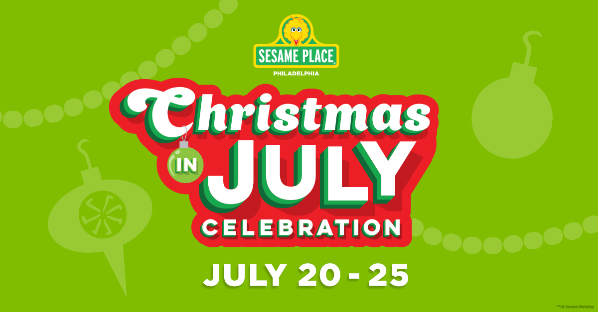 Christmas In July Celebration at Sesame Place Bucks County Parent