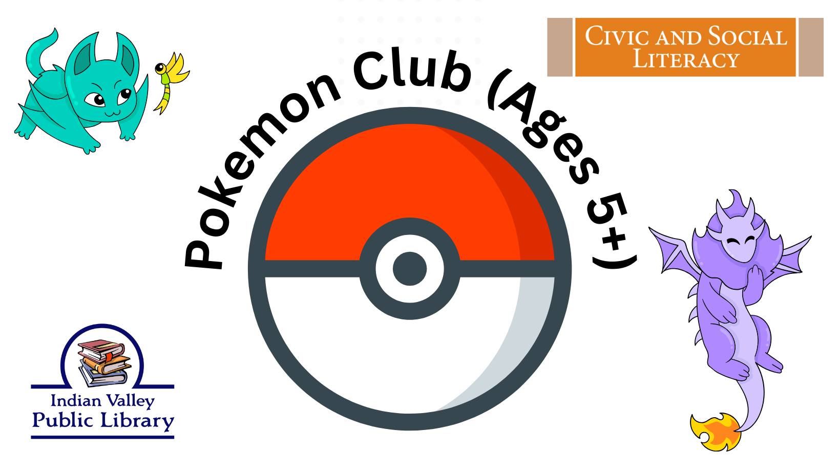 Pokémon Club - Wednesday, March 8, 2023, 4:00 PM - DeKalb Public Library -  LocalHop