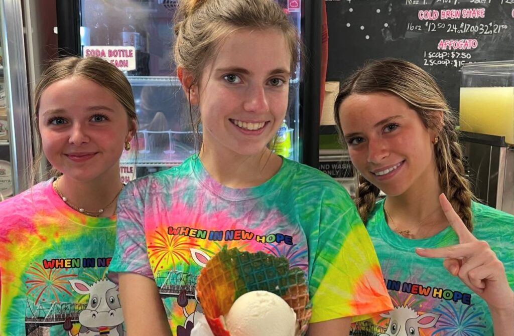 Grab some unique flavors found only at Moo Hope Ice Cream in New Hope, PA.