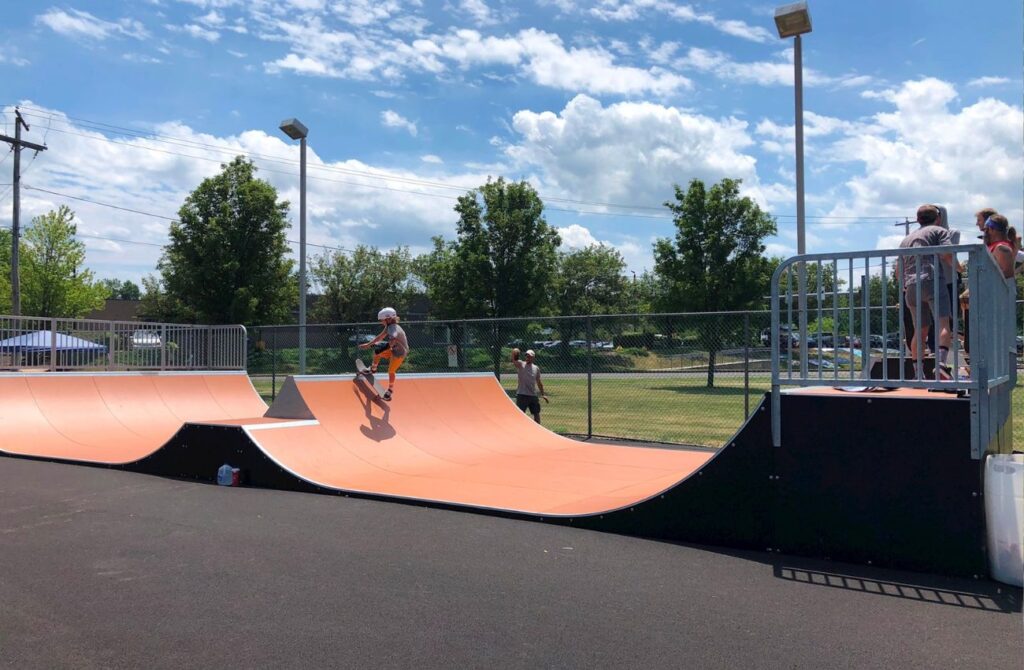 At The Spine Skate Park, teens can safely shred on ramps, hang out, and enjoy the outdoors with friends.