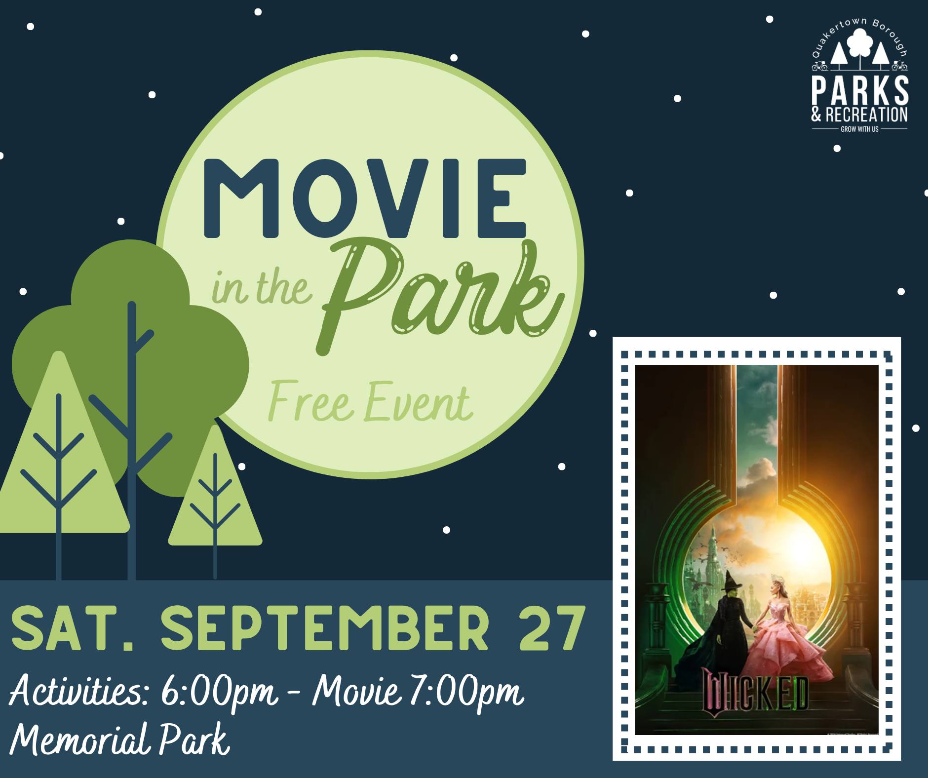 Movie in the Park – Wicked