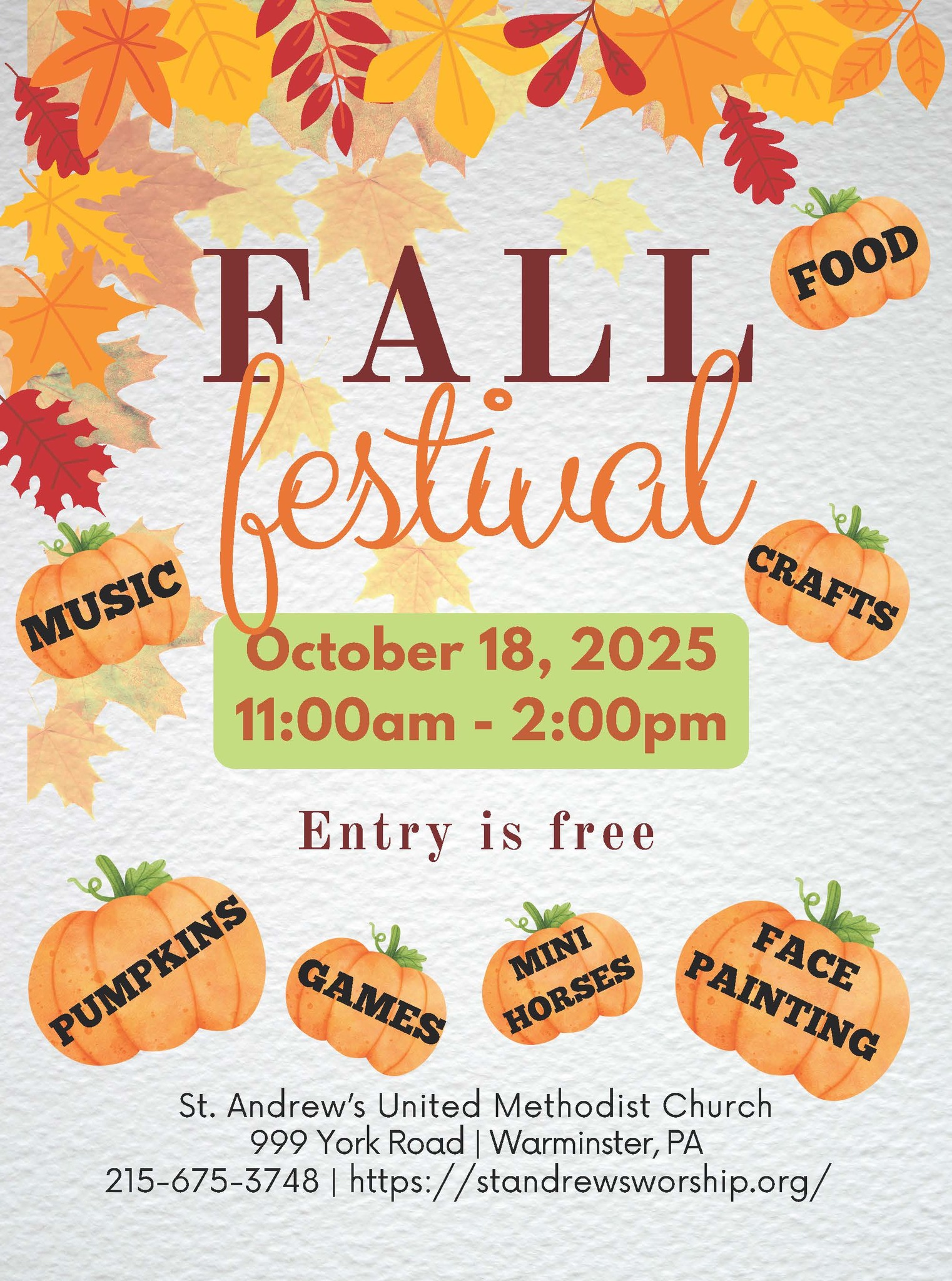 Fall Fun Fest at St. Andrew’s Umc