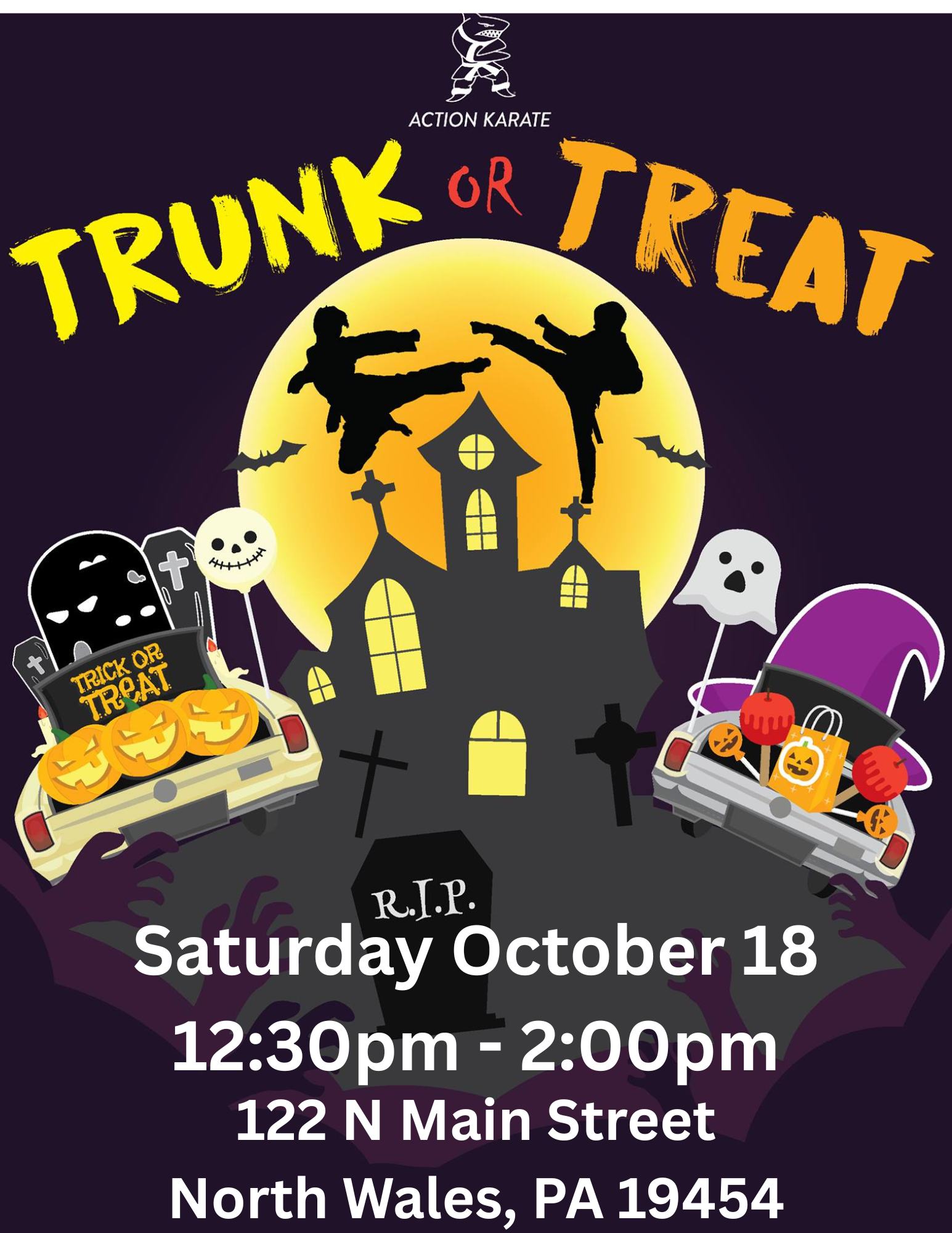 Action Karate Trunk or Treat – North Wales