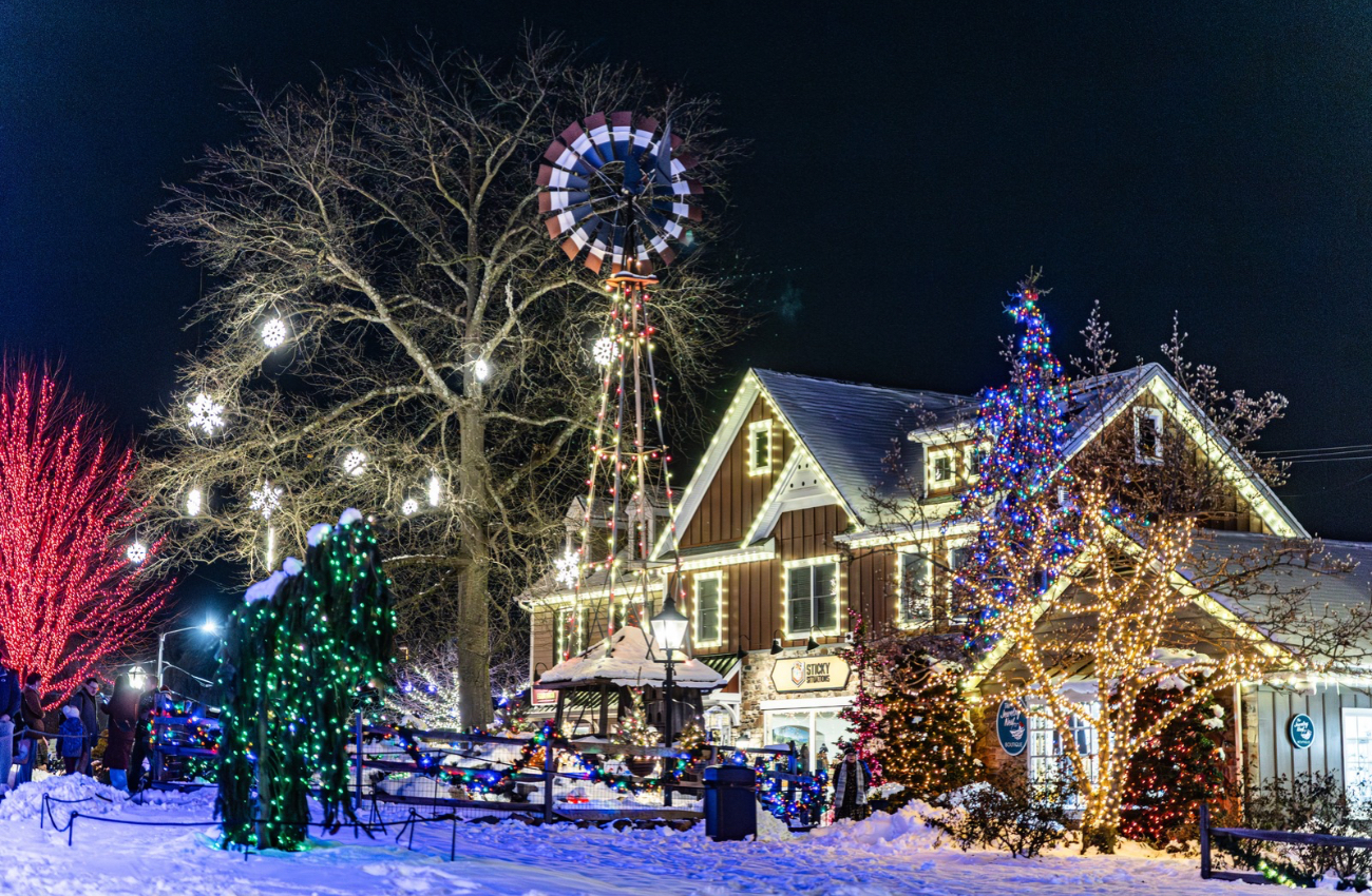 Peddler's Village at Christmas