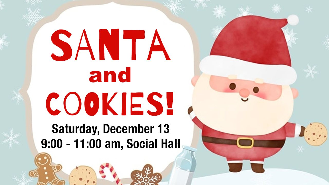Santa and Cookies at Trinity Lutheran Church in Lansdale