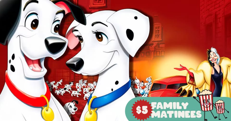 101 Dalmatians (1961) $5 Family Matinee at The County Theater