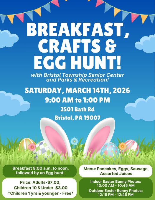 Bristol Township’s Breakfast & Egg Hunt with the Easter Bunny