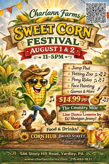 Charlann Farms Sweet Corn Festival 2026 Flyer