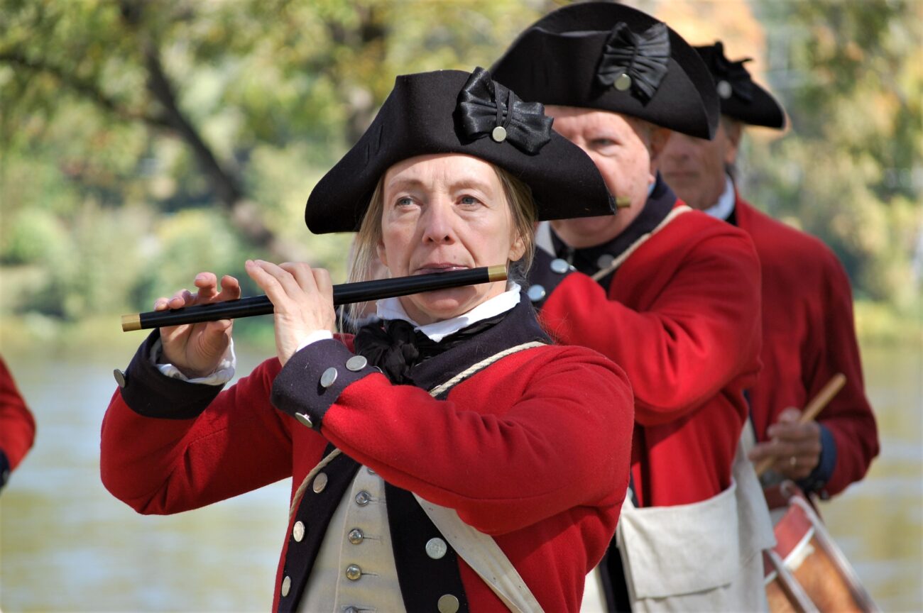 Fife and Drum Corps Commemorate America 250 in Newtown, Pennsylvania