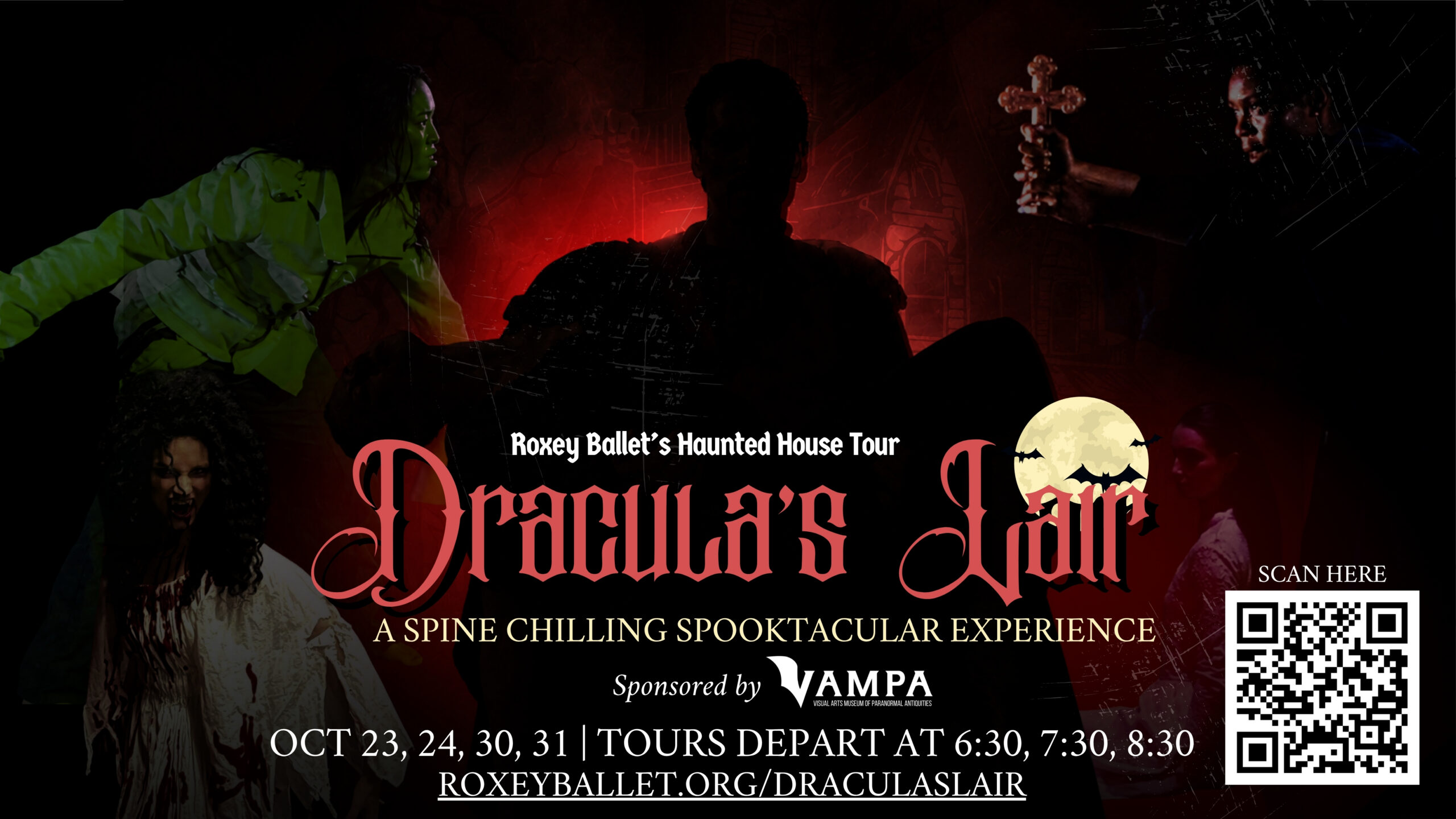Flyer for Dracula's Lair Event in New Hope, PA