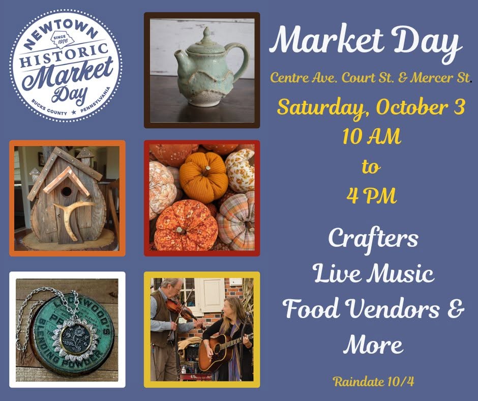 Flyer for Newtown Market Day 2026