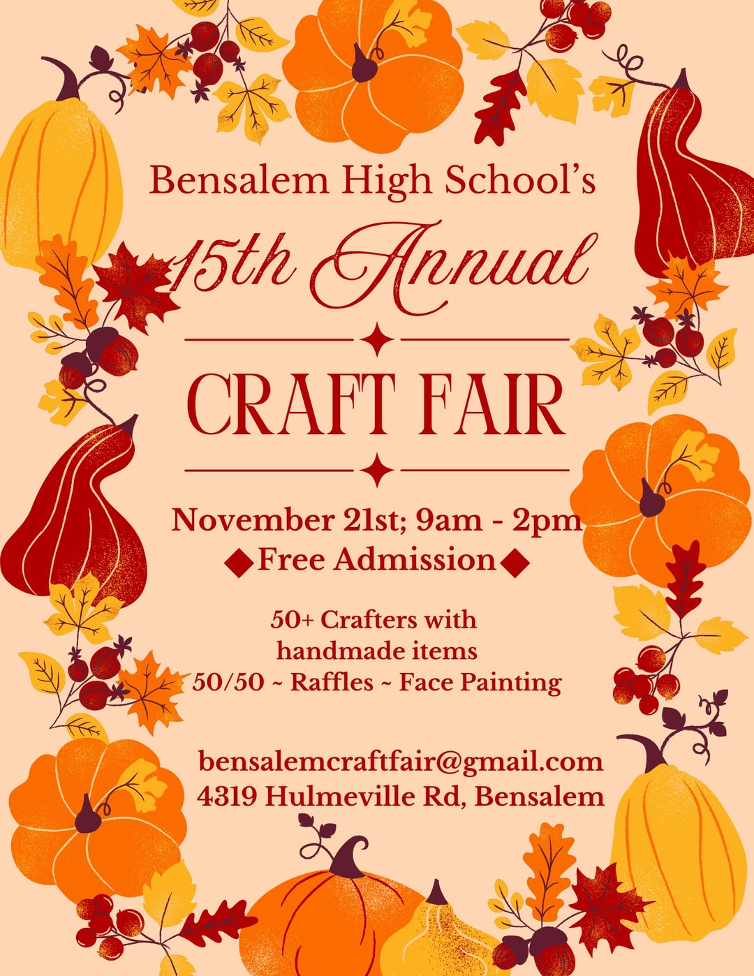 Bensalem High School Craft Fair 2026
