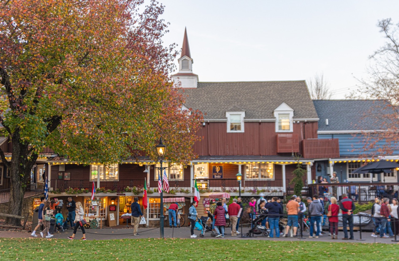 Peddler's Village in the Fall; Courtesy of Visit Bucks County